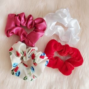 Hair Scrunchies Set of 4